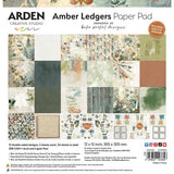 Arden Creative Studio Amber Ledgers 12x12 Inch Paper Pad by Katie Pertiet (ACSPP0031) - Postage as per Actual