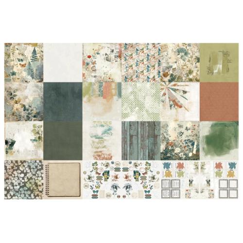 Arden Creative Studio Amber Ledgers 12x12 Inch Paper Pad by Katie Pertiet (ACSPP0031) - Postage as per Actual