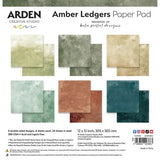 Arden Creative Studio Amber Ledgers 12x12 Inch Paper Pad Solids by Katie Pertiet (ACSPP0032) - Postage as per Actual