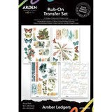 Arden Creative Studio Amber Ledgers 6x8 Inch Rub-On Transfer Set by Katie Pertiet (ACSRO0013)