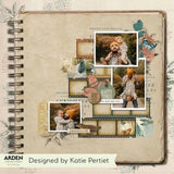 Arden Creative Studio Amber Ledgers Essentials Laser Cuts (108pcs) by Katie Pertiet (ACSLC0012)