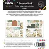 Arden Creative Studio Amber Ledgers Ephemera Pack Journalmakers (37pcs) by Katie Pertiet (ACSEP0017)