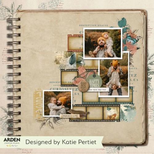 Arden Creative Studio Amber Ledgers Sticker Book by Katie Pertiet (ACSSB0003)