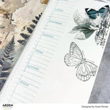 Arden Creative Studio Maker Series 6x8 Inch Clear Stamp Set Classic Leaves by Katie Pertiet (ACSCS0040)