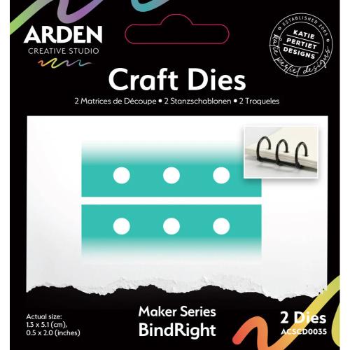 Arden Creative Studio Maker Series Craft Die Set BindRight by Katie Pertiet (ACSCD0035)