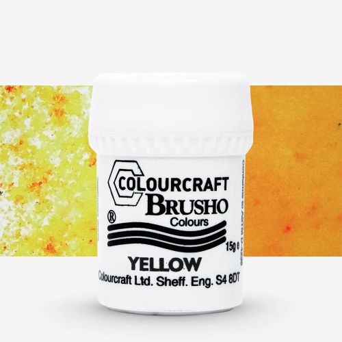 Brusho Crystal Colour 15g - Yellow