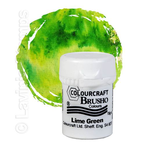 Brusho Crystal Colour 15g - Lime Green