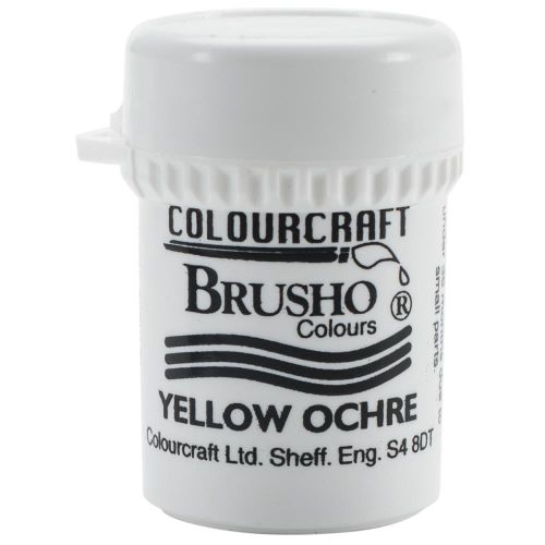 Brusho Crystal Colour 15g Yellow Ochre