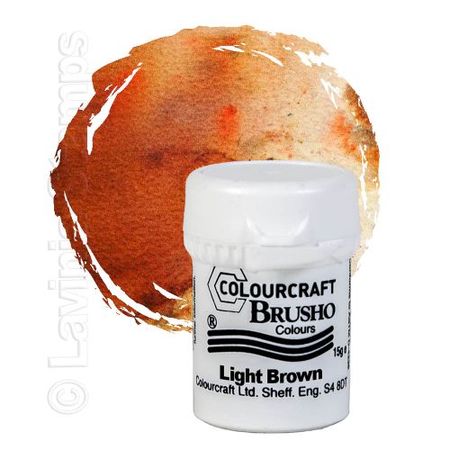 Brusho Crystal Colour 15g - Light Brown