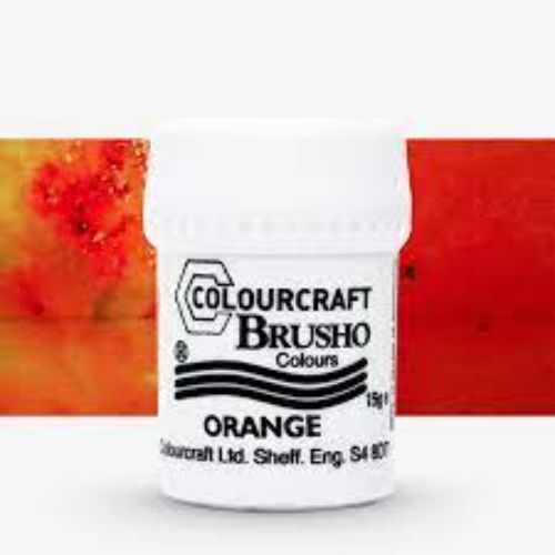 Brusho Crystal Colour 15g - Orange