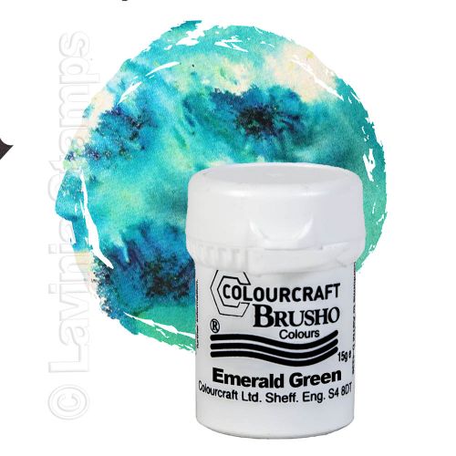 Brusho Crystal Colour 15g - Emerald Green