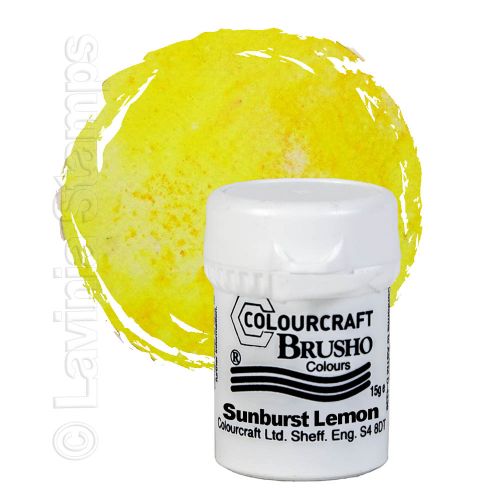 Brusho Crystal Colour 15g - Sunburst Lemon