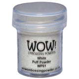 WOW! Embossing Powder 15ml White Puff