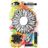Visible Image Grunge Florals 4x6 Inch Stamp Set Sunflower Dreams (VIS-SUD-01)