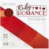 Craft Perfect Ruby Romance 6 x 6 Mixed Card Pack
