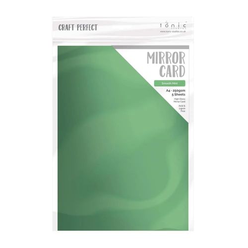 Tonic Craft Perfect Mirror Card A4 Satin Smooth Mint