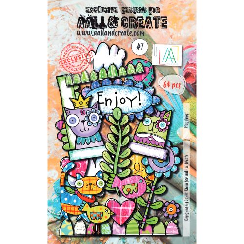 Aall and Create Ephemera Die-cuts Play Pops (64pcs)