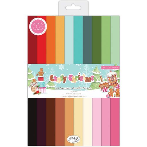 Craft Consortium Double-Sided Paper Pad A4 20/Pkg Candy Christmas