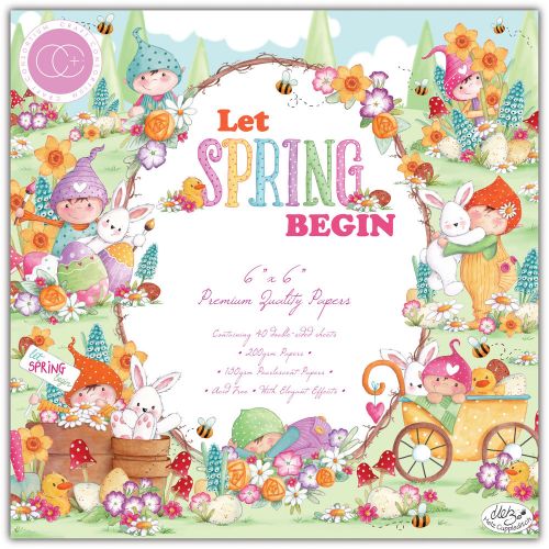 Craft Consortium Let Spring Begin 6x6 Inch Paper Pad