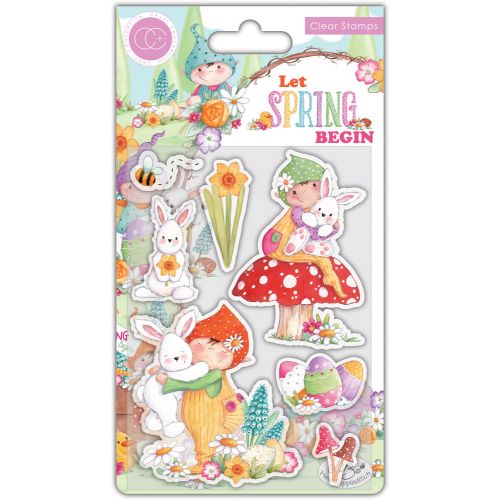 Craft Consortium Let Spring Begin Clear Stamps Bunny