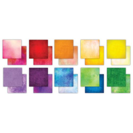 Craft Consortium Essential Craft Papers 12x12 Inch Paper Pad Over the Rainbow - Postage as per Actual