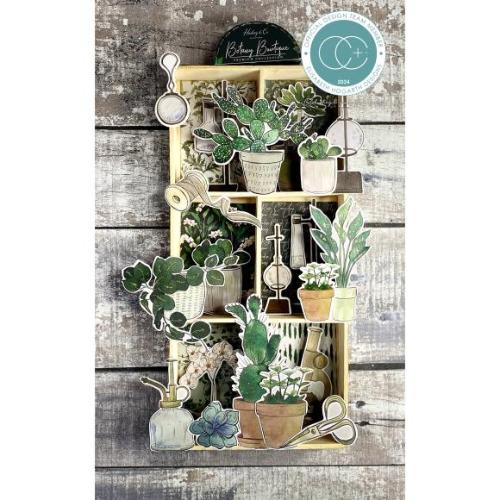 Craft Consortium Chipboard Ephemera 29/Pkg Botany Boutique