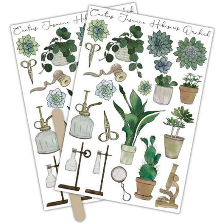 Craft Consortium Rub-On Transfers 2/Pkg Botany Boutique
