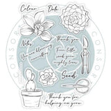 Craft Consortium Clear Stamps Orchid, Botany Boutique