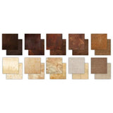 Craft Consortium Essential Craft Papers 12x12 Inch Paper Pad Leather Bound (CCEPAD035) - Postage as per Actual