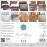 Craft Consortium Double-Sided Paper Pad 12"X12" 30/Pkg Frosted Wood - Postage as per Actual
