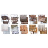 Craft Consortium Double-Sided Paper Pad 12"X12" 30/Pkg Frosted Wood - Postage as per Actual