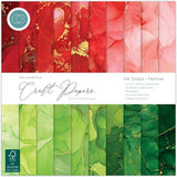 Craft Consortium Double-Sided Paper Pad 12"X12" 30/Pkg Ink Drops - Festive - Postage as per Actual