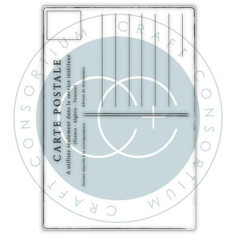 Craft Consortium The Collector A6 Clear Photopolymer Stamp Set Postcard (CCESTMP016)