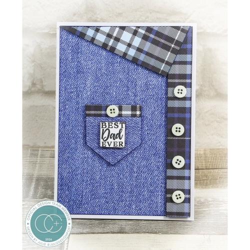 Craft Consortium Essential Craft Papers 6x6 Inch Paper Pad Denim Textures (CCEPAD044B)