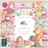 Craft Consortium Strawberry Tea 8x8 Inch Premium Paper Pad (CCLPAD002)