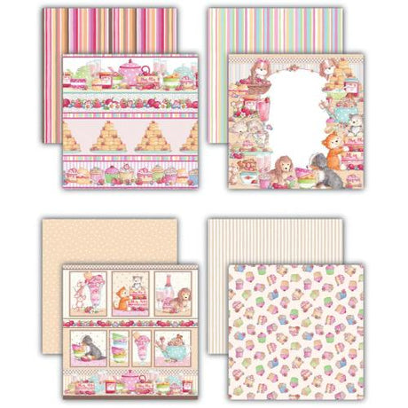 Craft Consortium Strawberry Tea 8x8 Inch Premium Paper Pad (CCLPAD002)