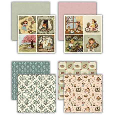 Craft Consortium Olivia's Wildflower Adventures 8x8 Inch Premium Paper Pad (CCLPAD003)