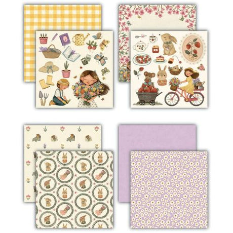 Craft Consortium Olivia's Wildflower Adventures 8x8 Inch Premium Paper Pad (CCLPAD003)