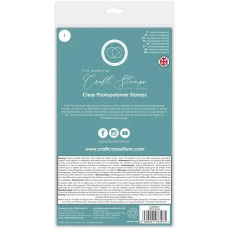 Craft Consortium The Collector A6 Clear Photopolymer Stamp Set Old Postcard (CCESTMP017)