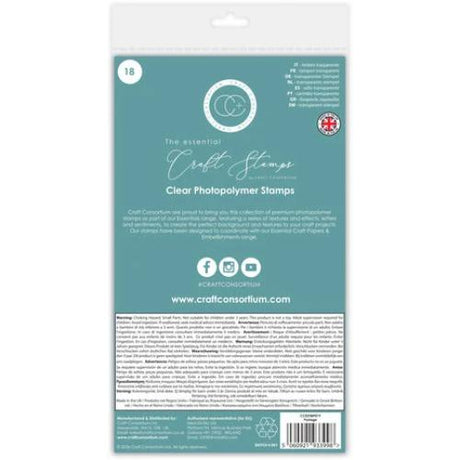 Craft Consortium The Collector A6 Clear Photopolymer Stamp Set Postage (CCESTMP019)