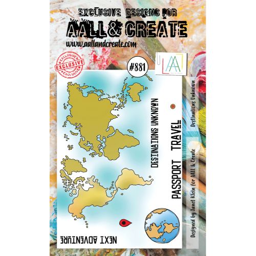 Aall and Create Destinations Unknown - Clear Stamp Set #881