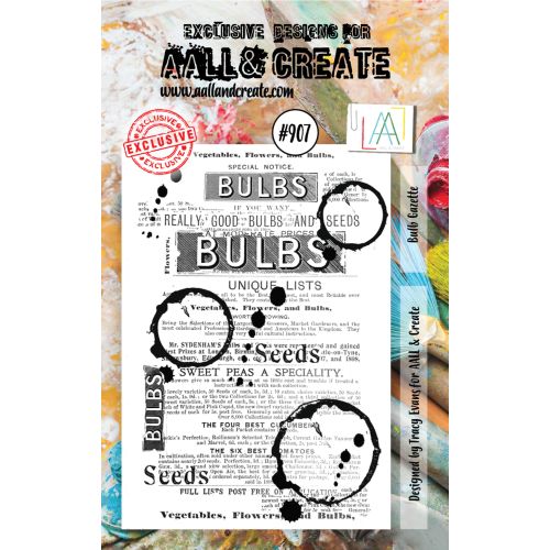 Aall and Create Bulb Gazette - Clear Stamp Set #907