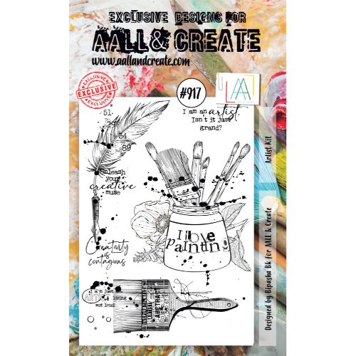 Aall and Create A6 Clear Stamp Set - Artist Kit #917