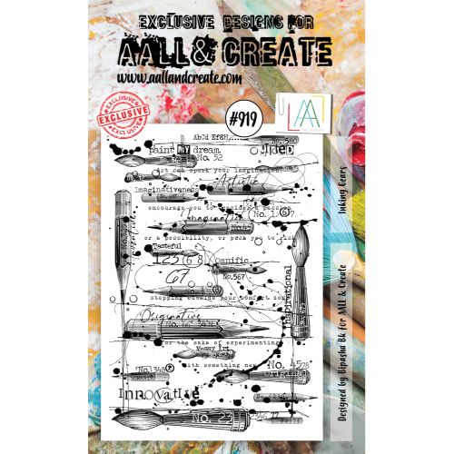 Aall and Create A6 Clear Stamp Set - Inking Gears #919