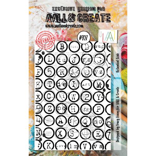 Aall and Create Stamp Set #927 A7 Botanical Code