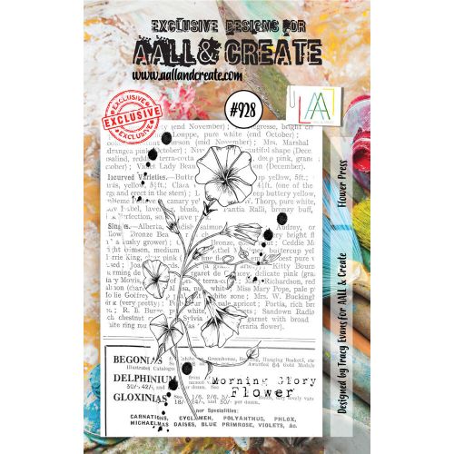 Aall and Create Stamp Set #928 A7 Flower Press