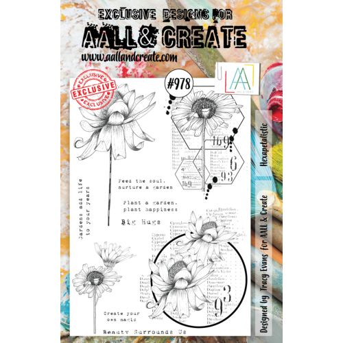 Aall and Create Stamp Set #978 A5 Hexapetalistic