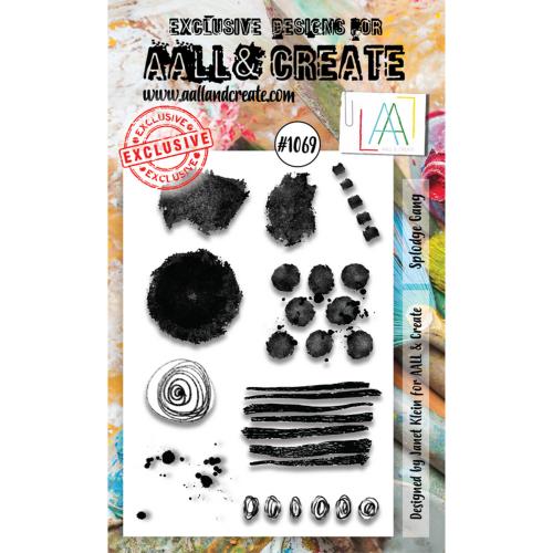 Aall and Create Stamp Set A6 Splodge Gang (AALL-TP-1069)