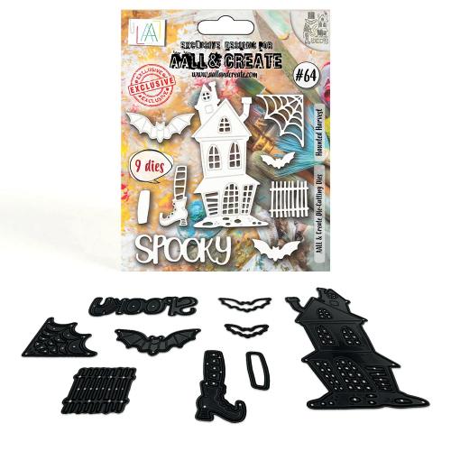 Aall and Create Trickz & Treatz Cutting Dies Haunted Harvest by Janet Klein (AALL-DI-064)