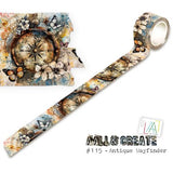 Aall & Create - 25mm x 10m Washi Tape - Antique Wayfinder (AALL-MT-115)